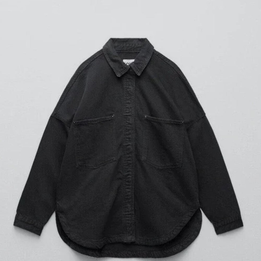 Zara Denim Shacket